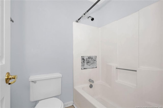 bathroom with  shower combination and toilet