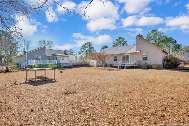 view of back of property