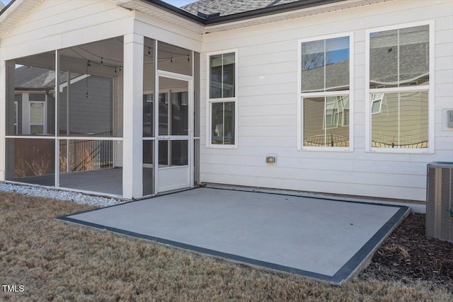 view of patio / terrace with cooling unit