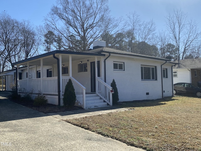 view of front of home featuring a porch