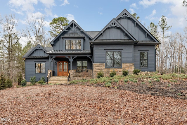 craftsman-style home featuring a porch