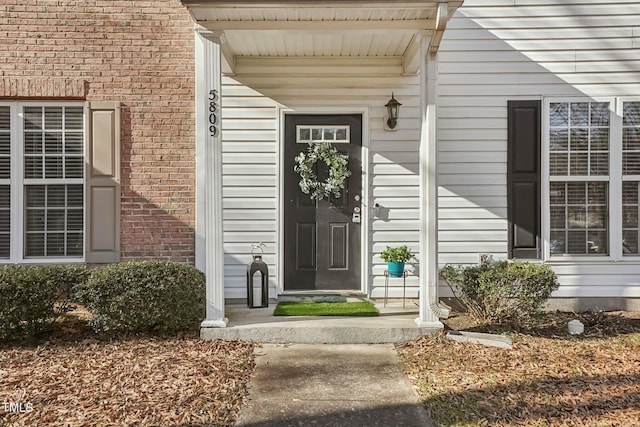 view of entrance to property