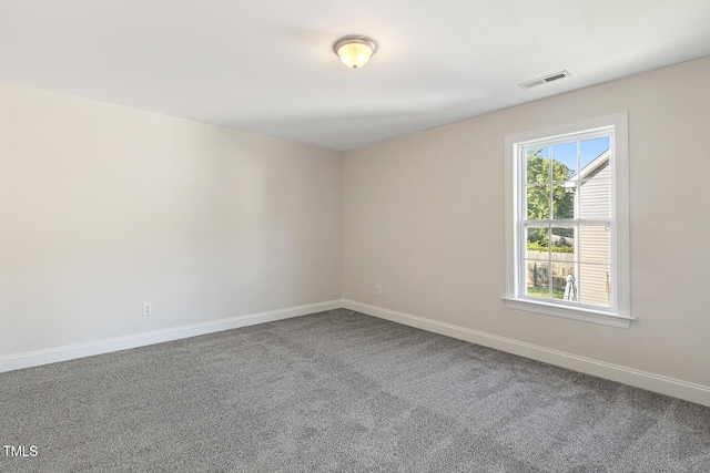 empty room featuring carpet floors