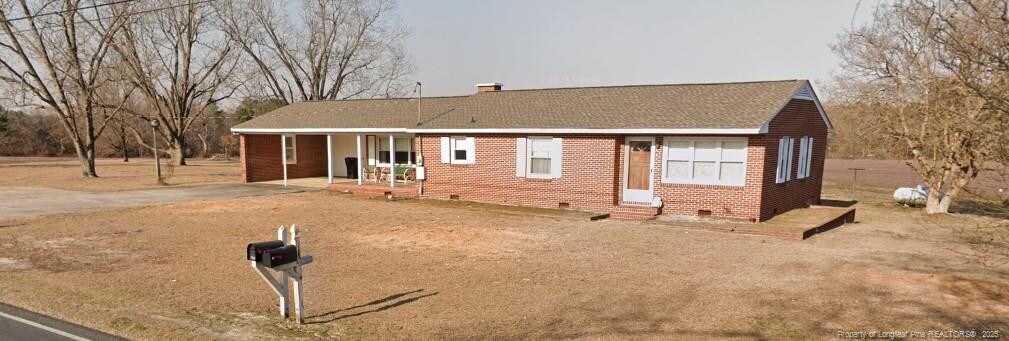 view of ranch-style house