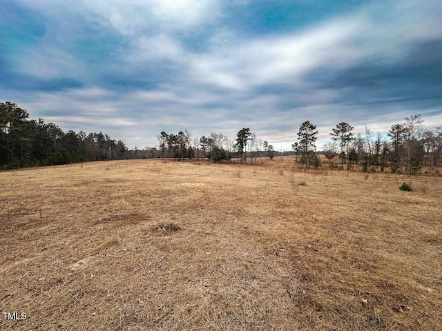 view of landscape featuring a rural view