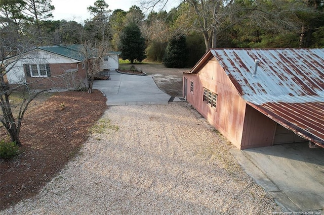 view of side of home