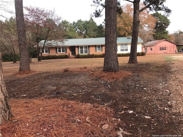 view of ranch-style home