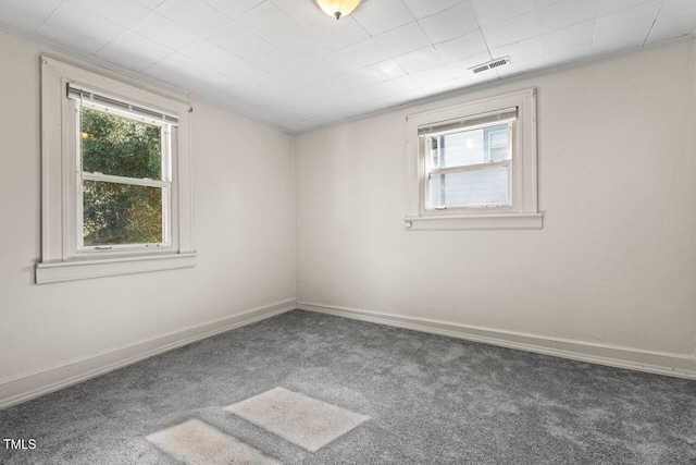 spare room with carpet