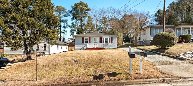 view of front of property