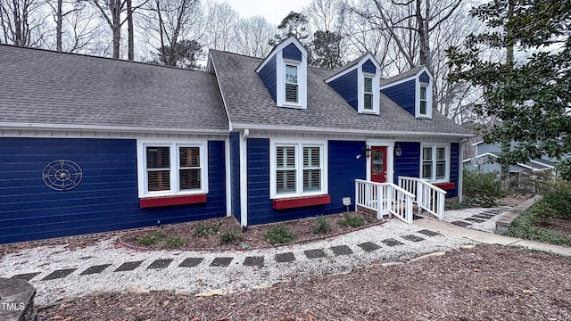 view of cape cod-style house