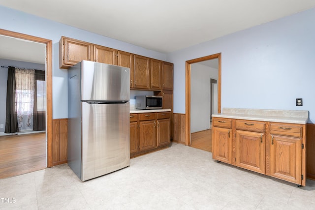 kitchen featuring appliances with stainless steel finishes