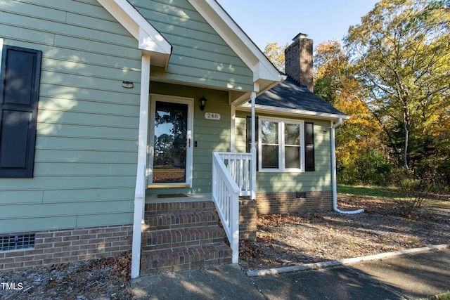 view of property entrance