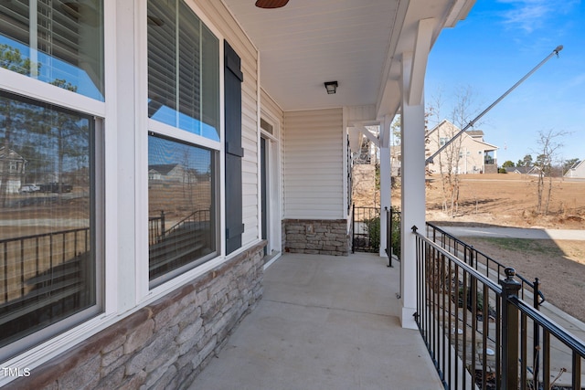 view of patio / terrace featuring a porch