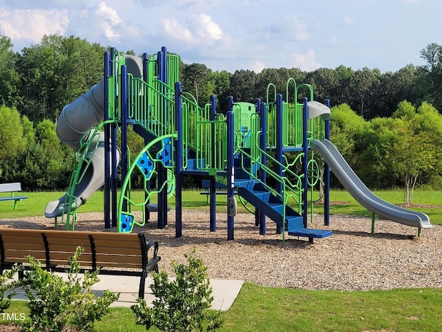 view of jungle gym