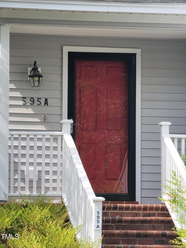 595 Weathersfield Unit A, Pittsboro, NC 27312 - view of doorway to property