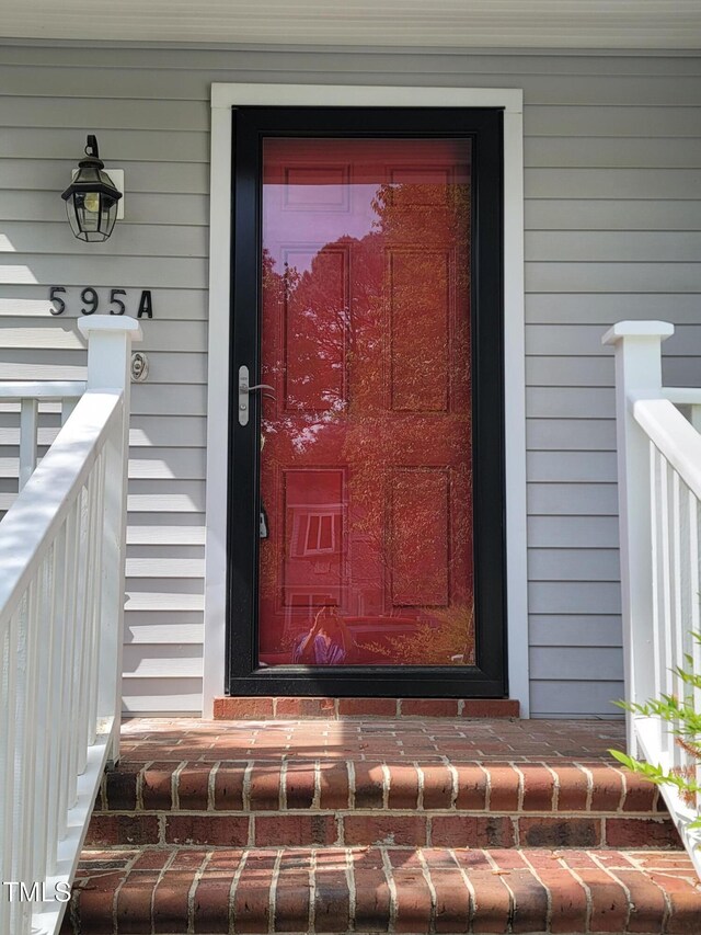 595 Weathersfield Unit A, Pittsboro, NC 27312 - view of doorway to property