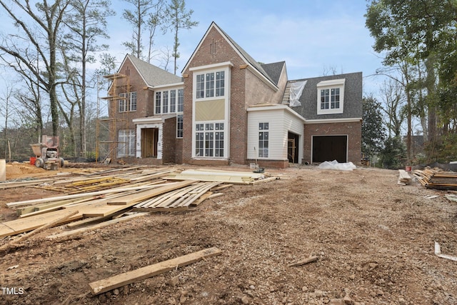 front facade featuring a garage