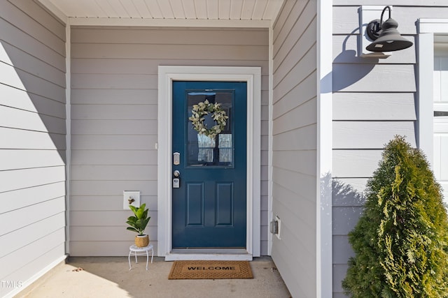 view of property entrance