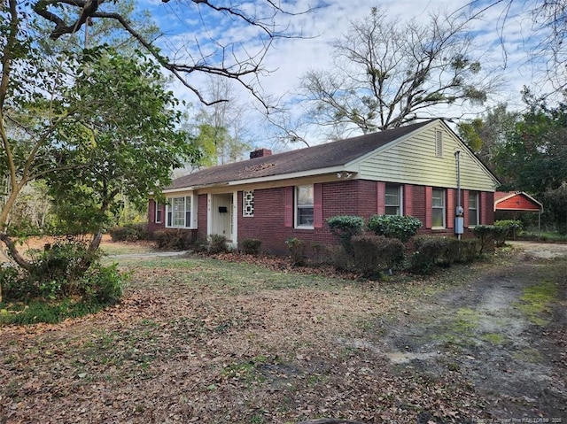 view of ranch-style house