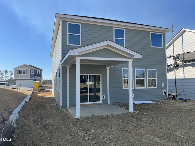 view of rear view of property