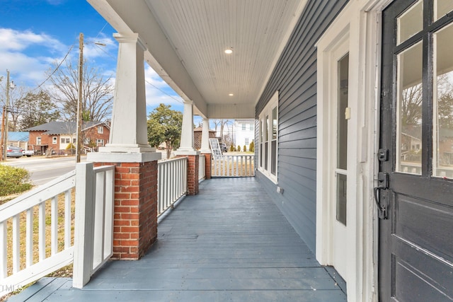 view of patio / terrace featuring a porch