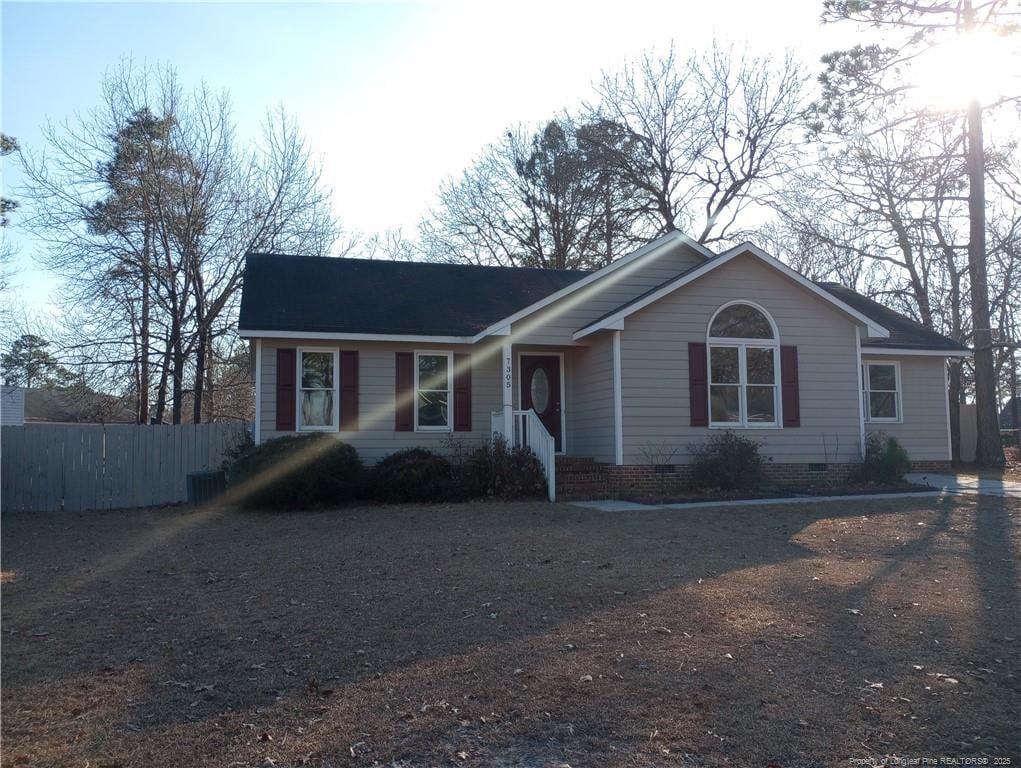 view of ranch-style house