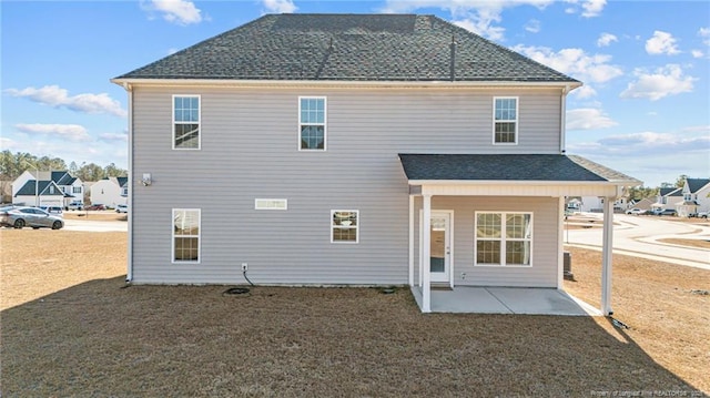 back of house featuring a patio