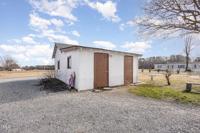 view of outbuilding