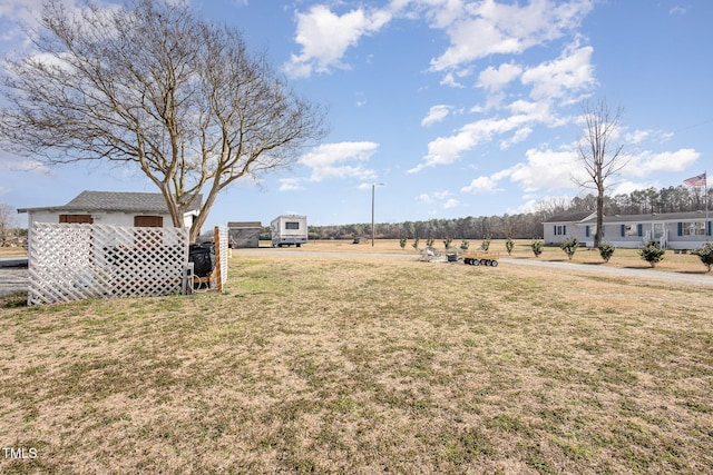 view of yard