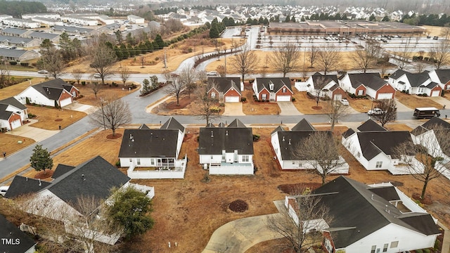 drone / aerial view featuring a residential view