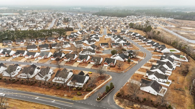 bird's eye view featuring a residential view