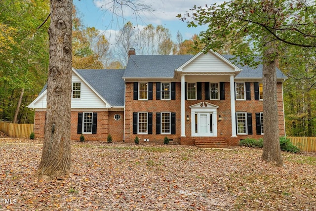 view of front of property