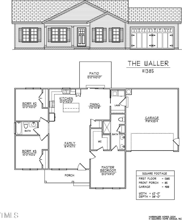 327 S Main St, Four Oaks NC, 27524, 3 bedrooms, 2 baths house for sale