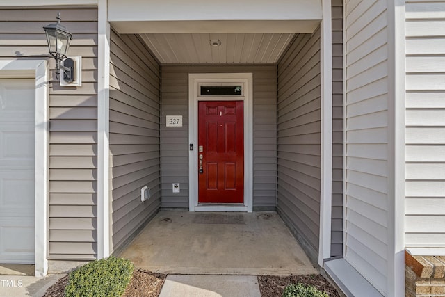 view of entrance to property