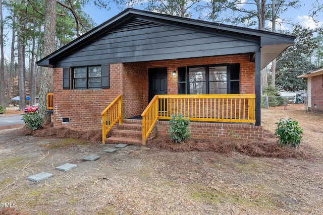 bungalow with a porch