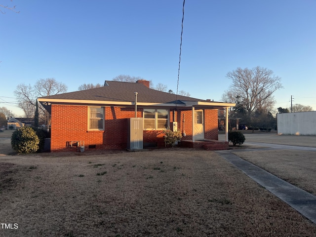 view of front of property