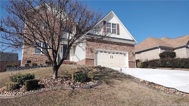 3922 Tasha Dr, Hope Mills, NC 28348 - front of property featuring a garage