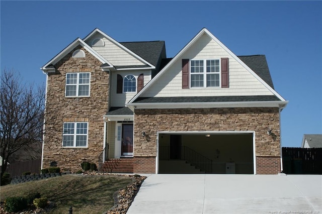 3922 Tasha Dr, Hope Mills, NC 28348 - craftsman-style home featuring a garage