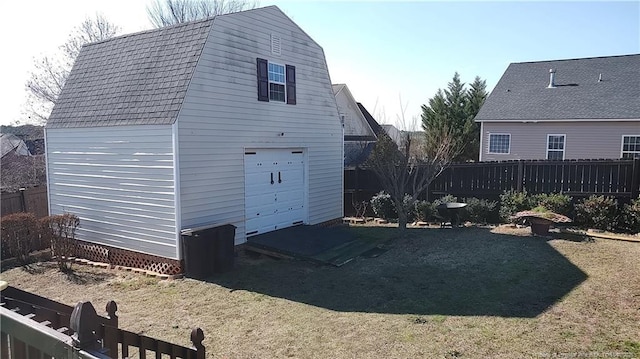 3922 Tasha Dr, Hope Mills, NC 28348 - view of side of home featuring an outdoor structure and a yard