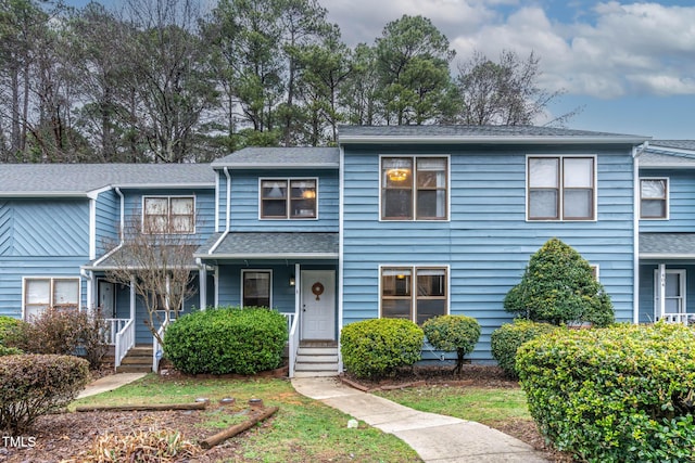 view of property with covered porch