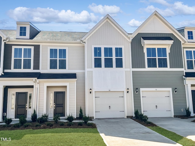 view of property with driveway