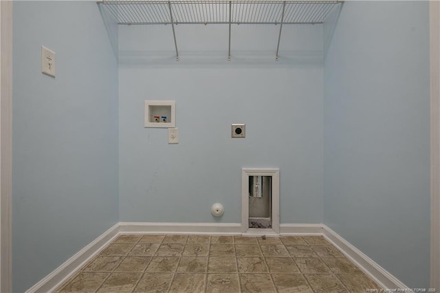 323 River Oak St, Spring Lake, NC 28390 - washroom featuring washer hookup, laundry area, hookup for an electric dryer, hookup for a gas dryer, and baseboards