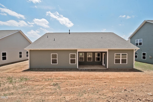 back of house featuring a patio