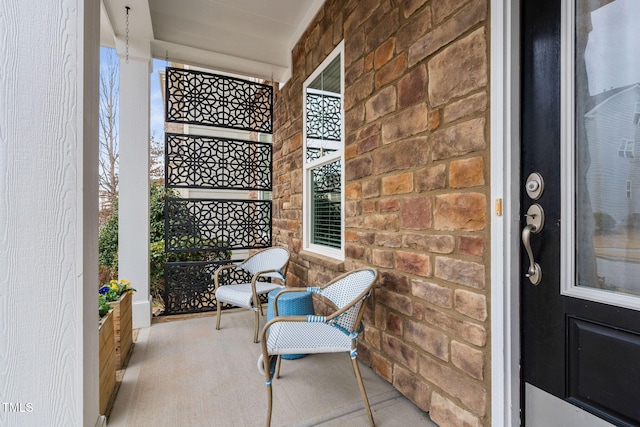 view of patio / terrace featuring a porch