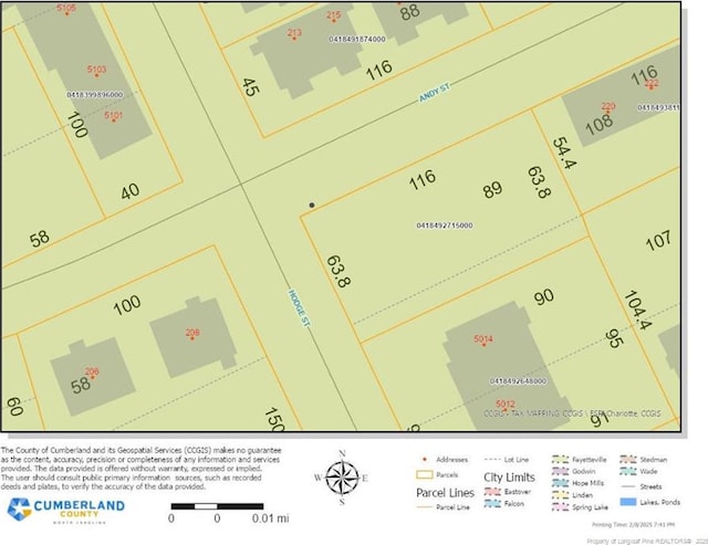 212 Andy St, Fayetteville NC, 28303 land for sale