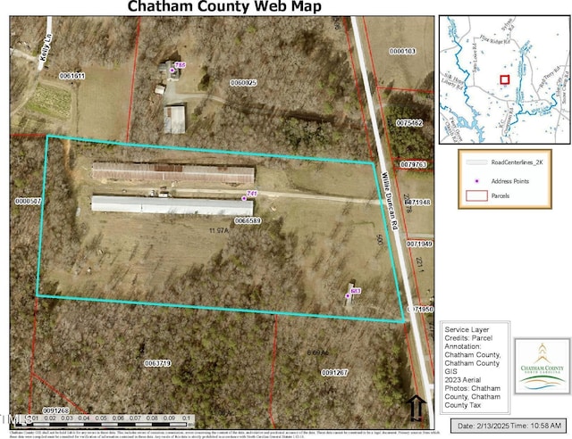 683 Willie Duncan Rd, Siler City NC, 27344 land for sale