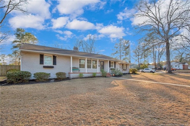 view of ranch-style house