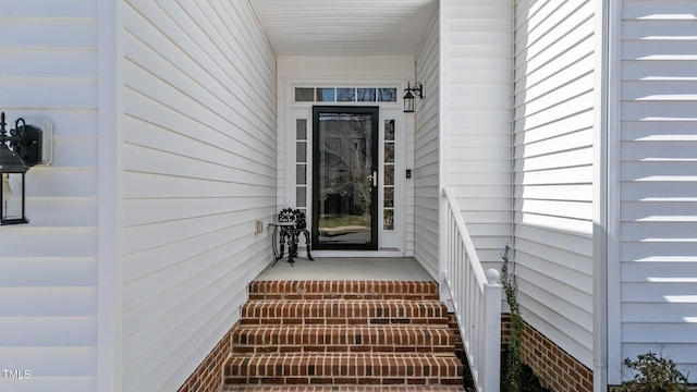 view of property entrance