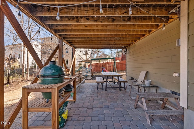 view of patio