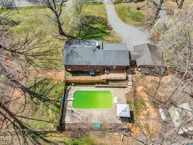 drone / aerial view